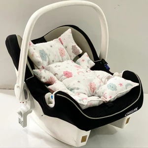 Baby of City Müslin Kumaş Puset Anakucağı ve Bebek Arabası Minderi