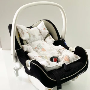 Baby of City Müslin Kumaş Puset Anakucağı ve Bebek Arabası Minderi