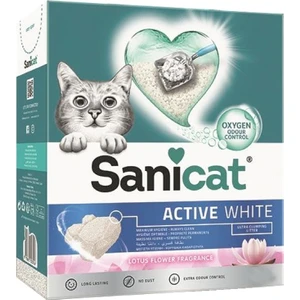 Active White Topaklanan Kedi Kumu Lotus Çiçeği Kokulu 6 Lt