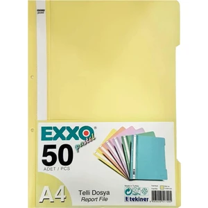Telli Dosya 50 Adet Vanilya Renk A4 Boyutunda Arşivleme İçin Uygun