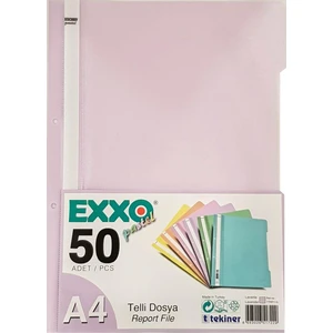 Pastel Telli Dosya 50'li Lavanta