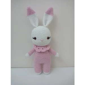Oyuncak Park Pembe Miniş Tavşan Uyku Arkadaşı Amigurumi Organik Oyuncak
