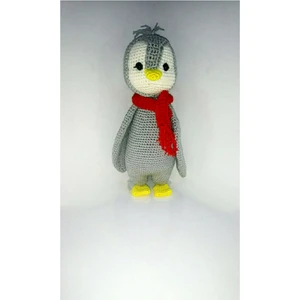 Oyuncak Park Sevimli Penguen Uyku Arkadaşı Amigurumi Organik Oyuncak