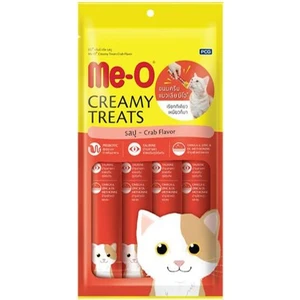 Me-O Meo Kremalı Yengeçli Kedi Sıvı Ödül Maması 4X15 gr