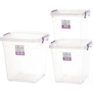 Hobi Box Dikey Saklama Kabı 3'lü Set 7,7-11-15 Lt