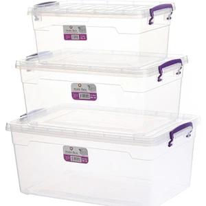 Hobi Box Saklama Kabı 3'lü Set 15-20-30 Lt