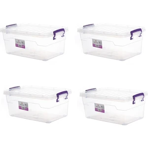 Hobi Box Yatay Saklama Kabı 4'lü Set (4x5,5 Lt)