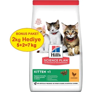 Kitten Tavuklu Yavru Kedi Maması 5 kg (+2 kg Hediyeli)