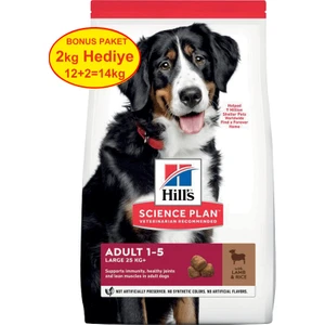 Büyük Irk Kuzu Etli Yetişkin Köpek Maması 12 kg (+2 kg Hediyeli)