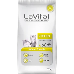 La Vital Lavital Kitten Somonlu Yavru Kedi Maması 12 kg