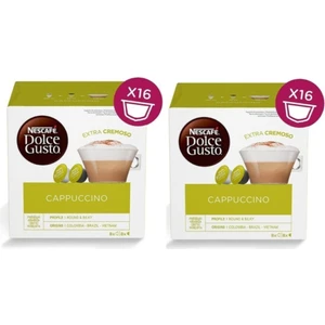 Dolce Gusto Cappuccino Kapsül Kahve 16'lı x 2 Kutu
