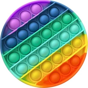 Pop It Pop-It Push Bubble Fidget Özel Pop Duyusal Oyuncak Yuvarlak