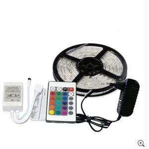 LED Lamp Şerit LED Rgb 2835 Tek Çipli Iç Mekan 5 Metre Set 16 Renk