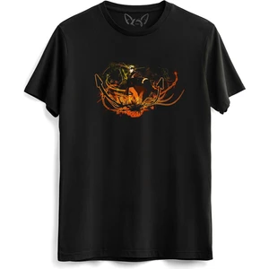 Alfa Tshirt Naruto Resimli Baskılı Çocuk Siyah Tshirt