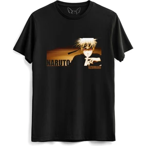 Alfa Tshirt Naruto Resim Baskılı Çocuk Siyah Tshirt