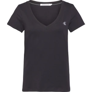 Calvin Klein Kadın Ck Embro Badge V Yaka T-Shirt