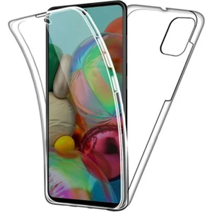 Samsung Galaxy M31S 360 Tam Koruma Ön Arka Silikon Kılıf Şeffaf
