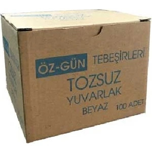 Özgün Tebeşir Yuvarlak Beyaz 100'LÜ