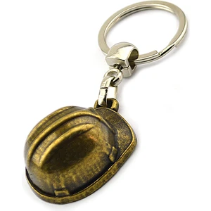 Anahtarlık Sepeti Baret Anahtarlık Antik Sarı