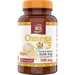 Omega 3 Portakal Aromalı Çocuklar Için Balık Yağı 102 Softgel