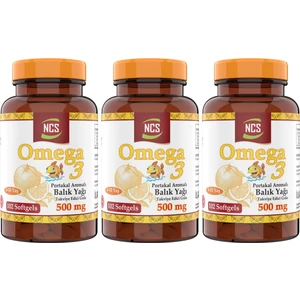 Omega 3 Portakal Aromalı 3x Kutu Çocuklar Için Balık Yağı 102