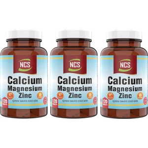 Calcium Magnesium Çinko Kalsiyum 3 x 180 Tablet Vitamin D & K