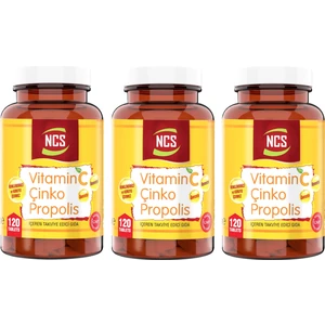 Propolis Vitamin C Çinko Quercetin Resveratrol  3 Kutu 3x120 Tablet