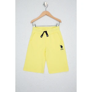 U.S. Polo Assn. Erkek Çocuk Limon Örme Şort 50232302-VR035