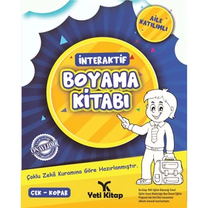 Yeti Kitap Interaktif Boyama Kitabı 1