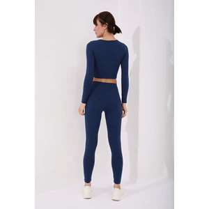 Tommy Life Indigo Kadın Yüksek Bel Slim Fit Dar Paça TAYT-94011
