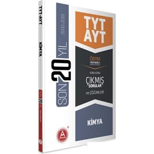 A Yayınları TYT AYT Kimya Son 20 Yıl Konu Konu Çıkmış Sorular