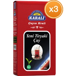 Karali Çay Tiryaki Dökme Çay 1 kg x 3 Adet