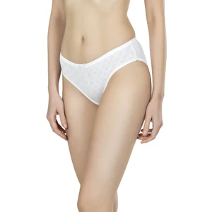 Jel Lingerie Jel 3 Adet Beyaz Renk Kalp Desenli Külot