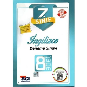 Açı Yayınları 7. Sınıf İngilizce 8 Deneme