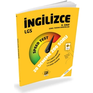 Speed Up Publishing 8. Sınıf Lgs Speed Test Deneme