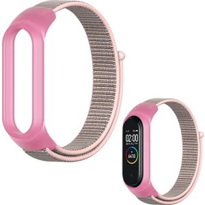 Xiaomi Mi Band 5/6 Uyumlu Spor Dokuma Akıllı Bileklik Kordon Kayış