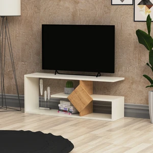 Intens Tv Ünitesi Tv Sehpası Beyaz Meşe