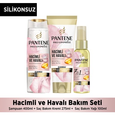 Pantene Biotin Ve Gul Suyu Sac Bakim Seti Sampuan 400 Ml Fiyati