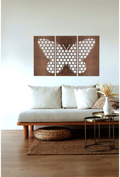 Puzzle Puzzle&Wood Kelebek Figürü - Mdf Tablo Petek Model