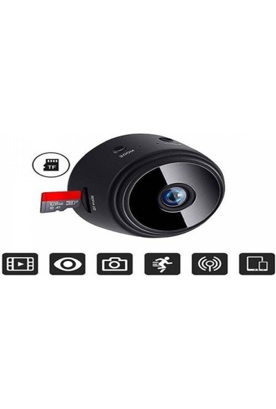 Ebrtech Hareket Sensörlü Mini 1080P Gece Görüşlü Wifi Kamera