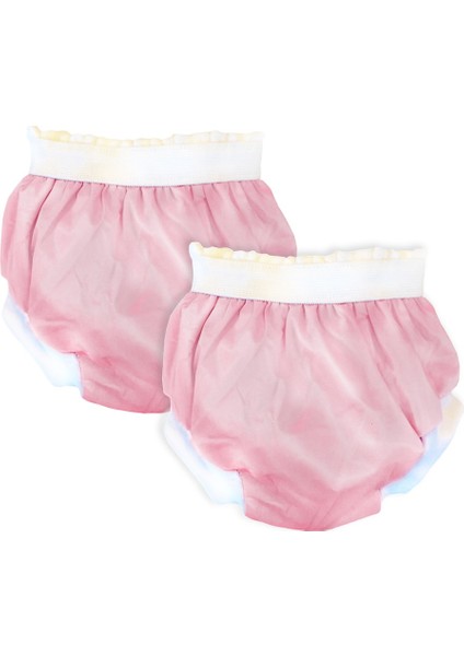 Sema Baby 2\'li Lüks Alıştırma Külodu 10-15 kg - Pembe