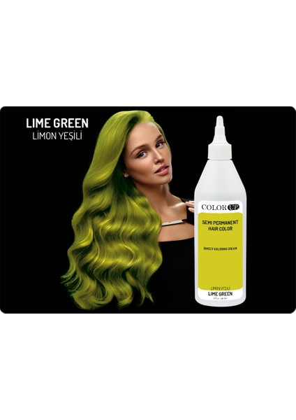 Color Up Saç Boyası Lime Green Limon Yeşili