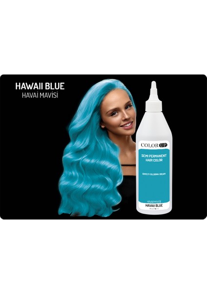 Color Up Saç Boyası  Hawaii Blue Havaii Mavisi