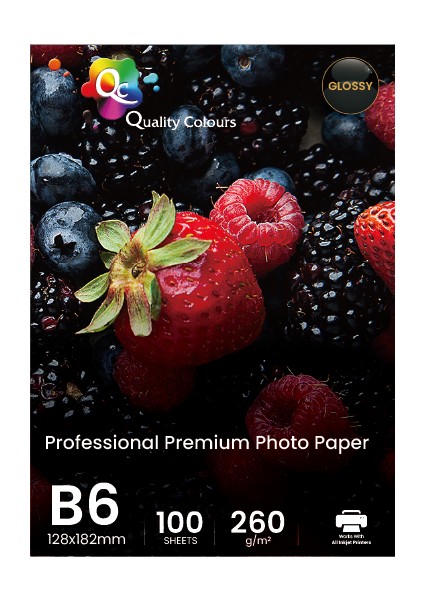 B6 Fotoğraf Kağıdı 260 gr Parlak