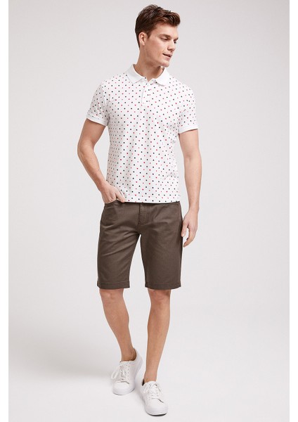 Paper Beyaz Polo Yaka T-Shirt