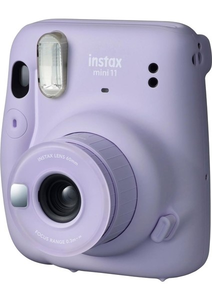 Instax Mini 11 Akordiyon Albüm ve Mandallı Lila Box