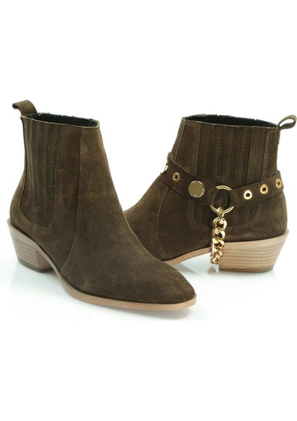 Deri Haki Süet Kadın Topuklu Bot 202110218 fiyatları