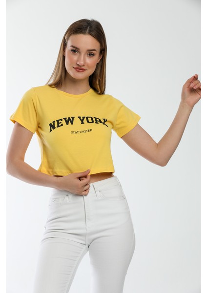 Newyork Baskılı T-Shirt