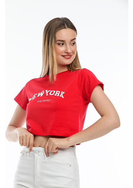 Newyork Baskılı T-Shirt