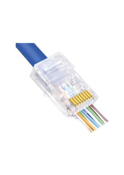 Q-Port Q-J600Y Cat6 EZ-RJ45 50'li